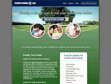 Tablet Screenshot of familytreeguide.com